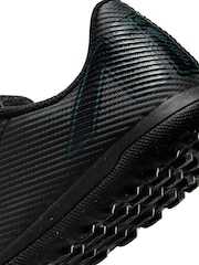 Nike Black Kids Mercurial Vapor 16 Club Turf Football Boots - Image 8 of 9