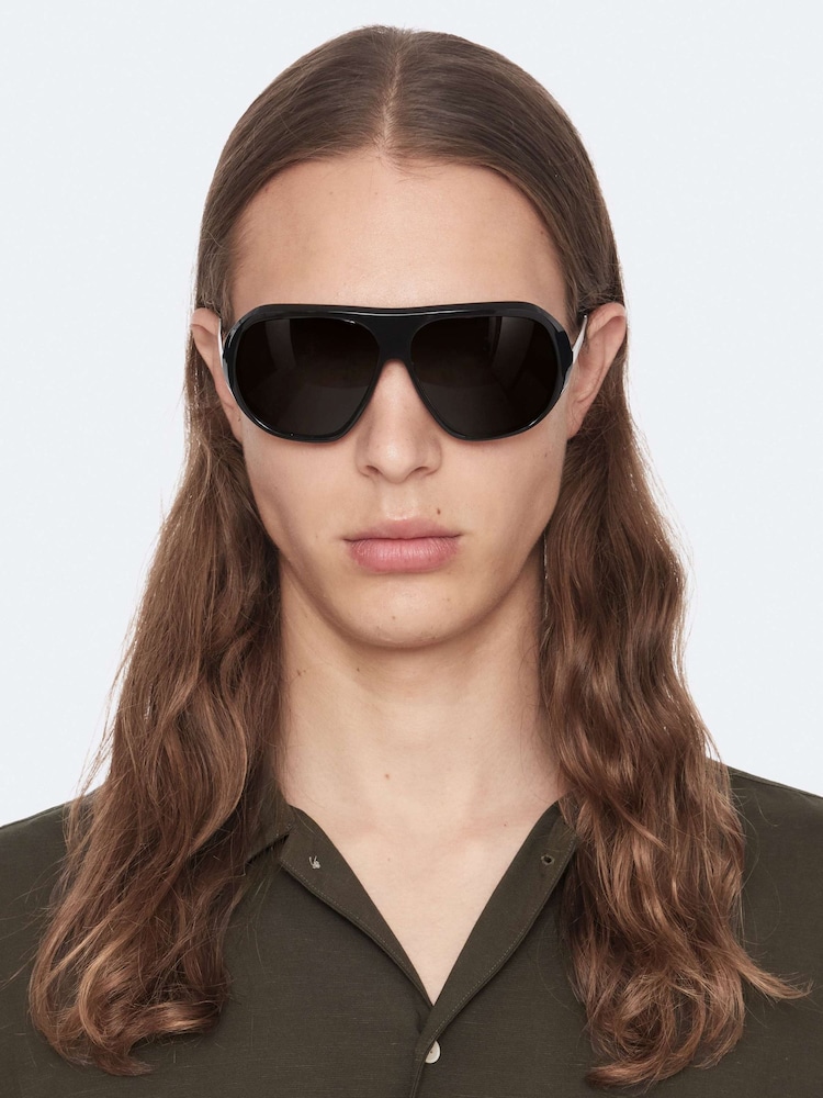 AllSaints Green Archer Short Sleeve Shirt - Image 2 of 8