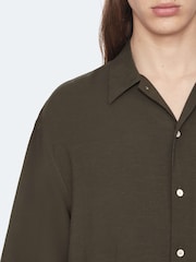 AllSaints Green Archer Short Sleeve Shirt - Image 4 of 8