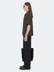 AllSaints Green Archer Short Sleeve Shirt - Image 7 of 8