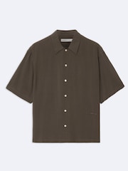 AllSaints Green Archer Short Sleeve Shirt - Image 8 of 8