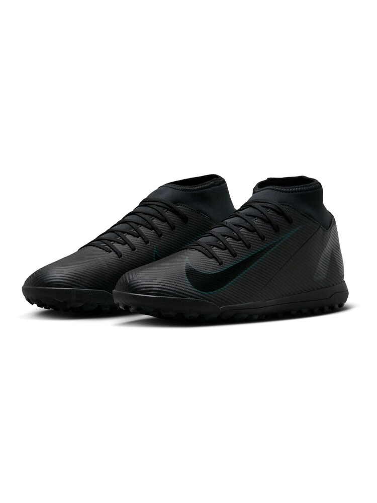 Nike Black/Green Adults Mercurial Superfly 10 Turf Football Boots - Image 4 of 9
