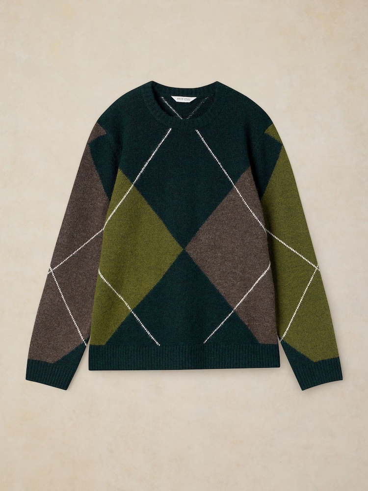 White Stuff Hyde Argyle Jumper - 6의 이미지 6