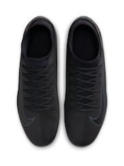 Nike Black/Green Adults Mercurial Superfly 10 Multi Ground Football Boots - Image 7 of 7