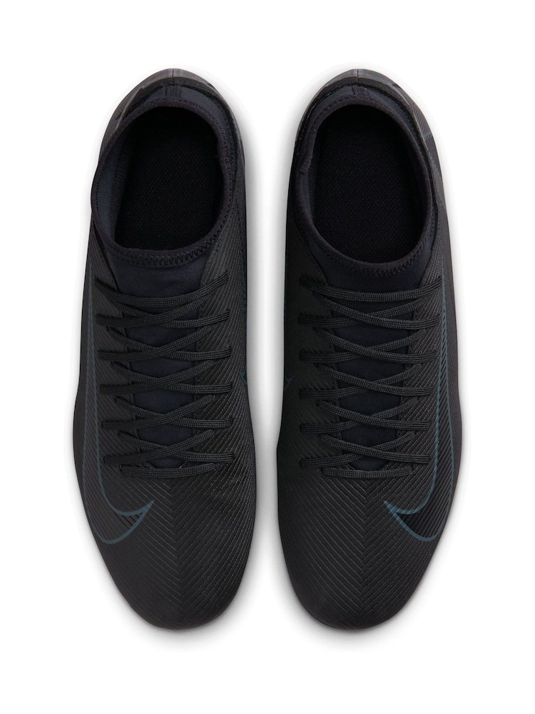 Nike Black/Green Adults Mercurial Superfly 10 Multi Ground Football Boots - Image 7 of 7