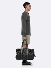 AllSaints Green Raphy Sweatshirt Shorts - Image 5 of 8