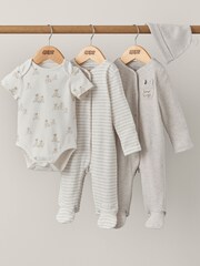 Mamas & Papas 100% Bombaž 4 Pieces Medvedji objem Teddy Začetni rjavi komplet - Slika 1 iz 5