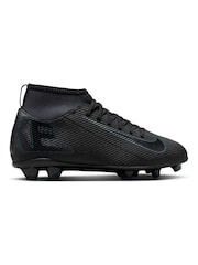 Nike Black/Green Kids Mercurial Superfly 10 Club Multi Ground Football Boots - Image 1 of 9
