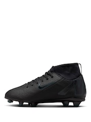 Nike Black/Green Kids Mercurial Superfly 10 Club Multi Ground Football Boots - Image 2 of 9