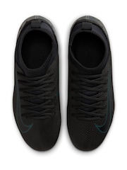Nike Black/Green Kids Mercurial Superfly 10 Club Multi Ground Football Boots - Image 5 of 9