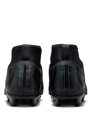 Nike Black/Green Kids Mercurial Superfly 10 Club Multi Ground Football Boots - Image 6 of 9