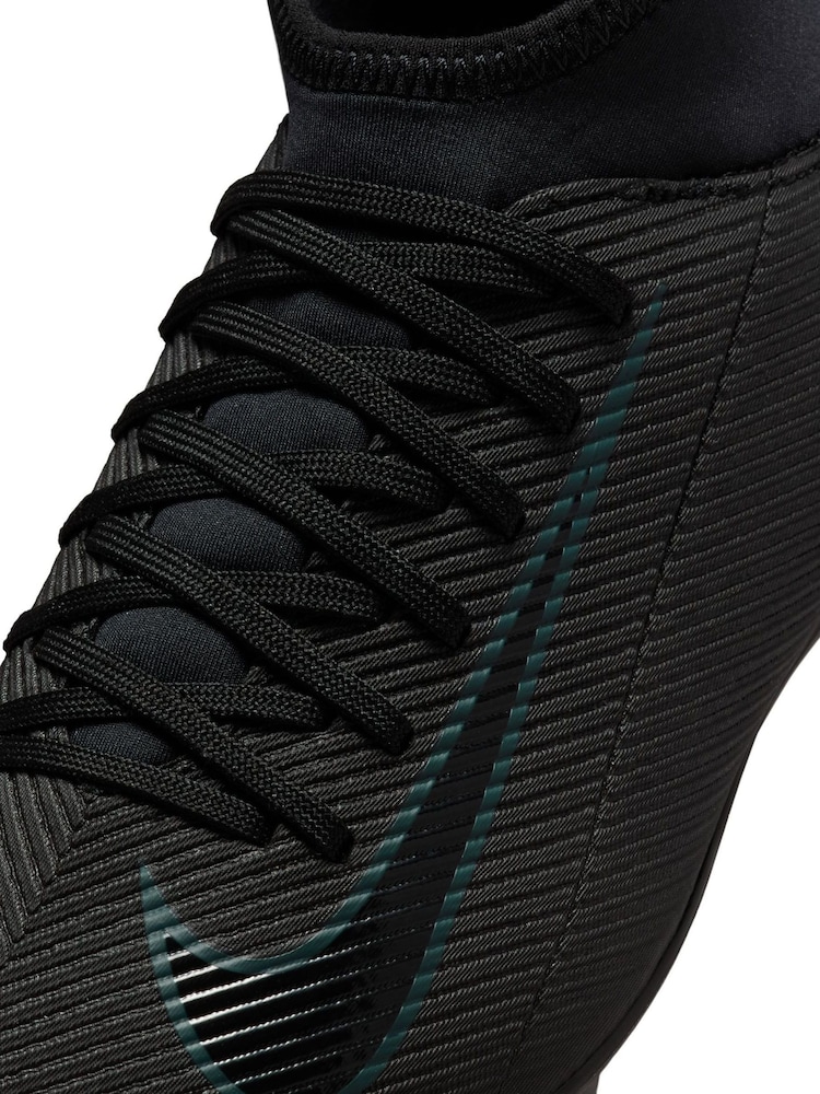 Nike Black/Green Kids Mercurial Superfly 10 Club Multi Ground Football Boots - Image 9 of 9