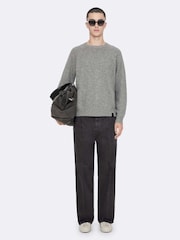 Svart - AllSaints Aston brede Chino-bukser - Bilde 2 av 8