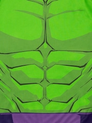Vanilla Underground Green Hulk Vanilla Underground Boys Green Licensing Short 100% Cotton Pyjamas - Image 5 of 5