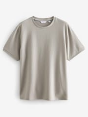 Grey Textured T-Shirt - Image 6 of 8