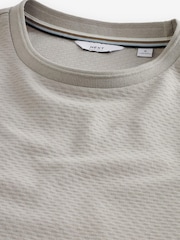 Grey Textured T-Shirt - Image 7 of 8