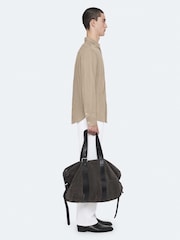 AllSaints Brown Duke Long Sleeve Shirt - Image 5 of 8