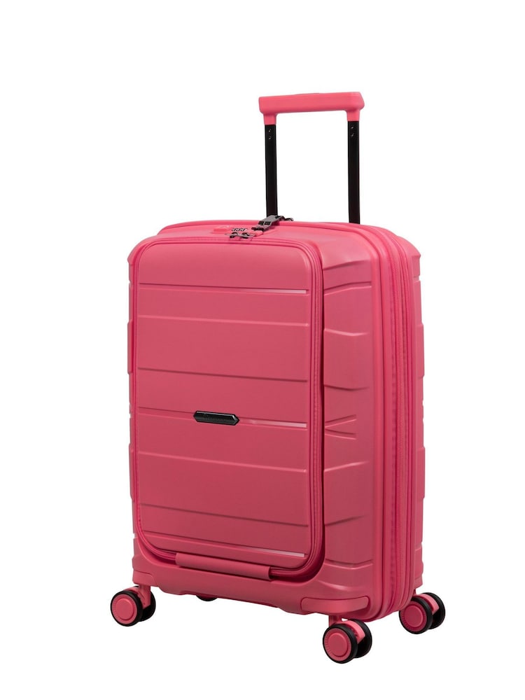 IT Luggage Pink Momentous Calypso Coral Cabin Case with Front Panel Pocket - Image 1 of 1