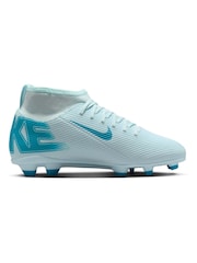 Nike Glacier Blue Kids Mercurial Superfly 10 Club Multi Ground Football Boots - Image 4 of 11