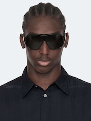 AllSaints Blue Duke Long Sleeve Shirt - Image 2 of 8