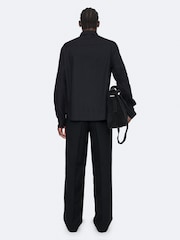 AllSaints Blue Duke Long Sleeve Shirt - Image 6 of 8