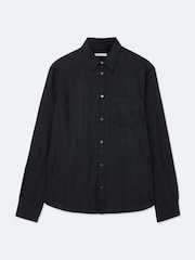 AllSaints Blue Duke Long Sleeve Shirt - Image 8 of 8
