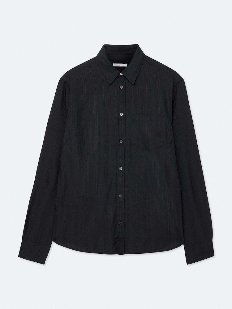 AllSaints Blue Duke Long Sleeve Shirt - Image 8 of 8 AllSaints Blue Duke Long Sleeve Shirt - Image 8 of 8