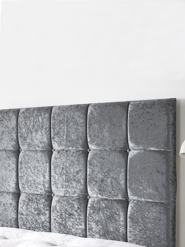 Aspire Furniture Silver Grey Pennine Headboard - Image 1 of 2