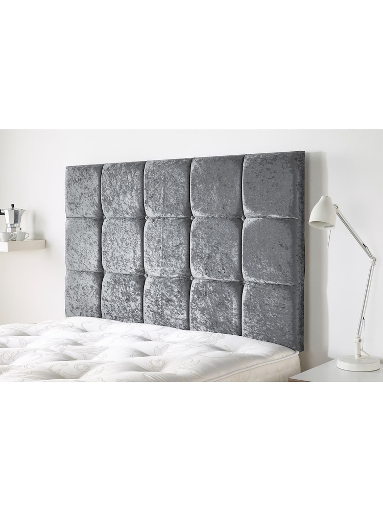 Aspire Furniture Silver Grey Pennine Headboard - Image 2 of 2