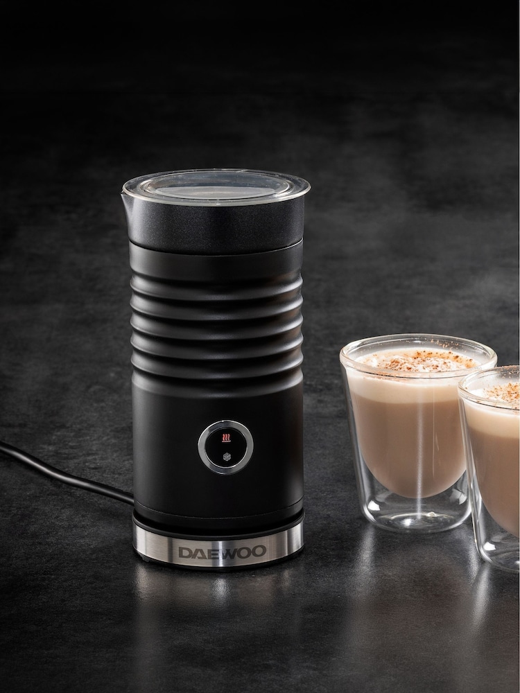 Daewoo Black 200ML Electric Milk Frother Kitchen Appliances - Image 2 of 4