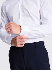 MOSS White Slim Stretch Shirt - Image 3 of 5