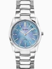 Accurist Ladies Silver Tone Everyday Solar Stainless Steel Bracelet 30mm Watch - Image 1 of 6
