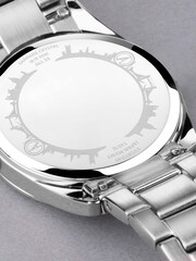 Accurist Ladies Silver Tone Everyday Solar Stainless Steel Bracelet 30mm Watch - Image 4 of 6