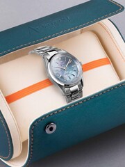 Accurist Ladies Silver Tone Everyday Solar Stainless Steel Bracelet 30mm Watch - Image 6 of 6