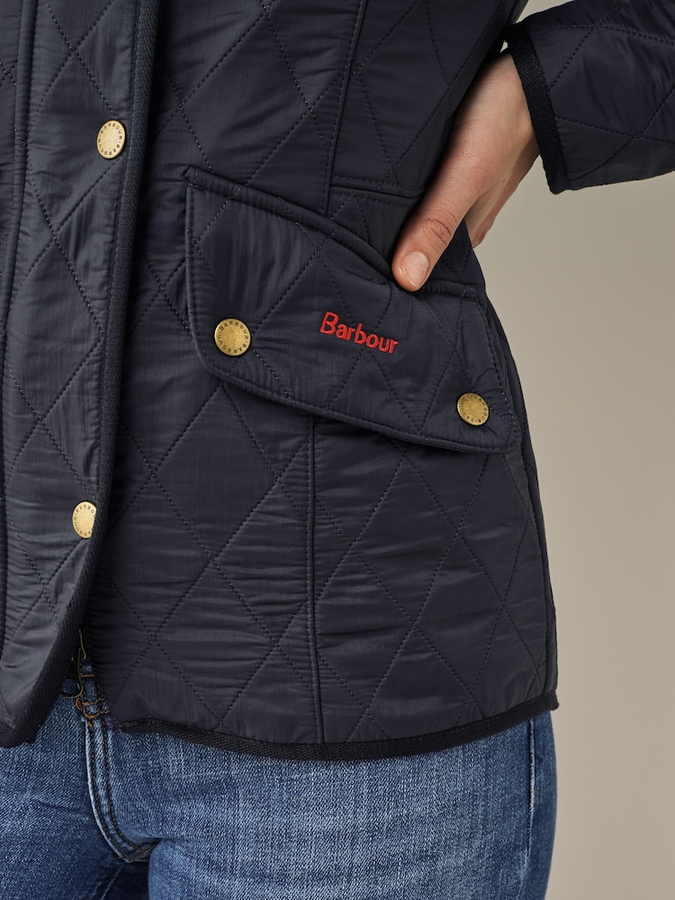 Buy Barbour® Navy Cavalry Quilted Jacket from the Next UK online shop