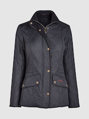 Barbour® Navy Cavalry Quilted Jacket - Image 6 of 7