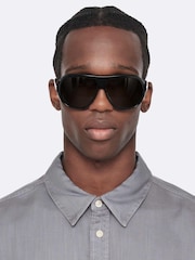 AllSaints Grey Bond Long Sleeve Shirt - Image 2 of 7
