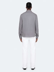 AllSaints Grey Bond Long Sleeve Shirt - Image 5 of 7
