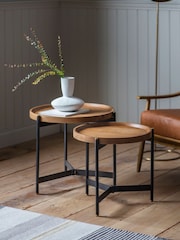 Gallery Home Black Nest of Tables - Image 1 of 3