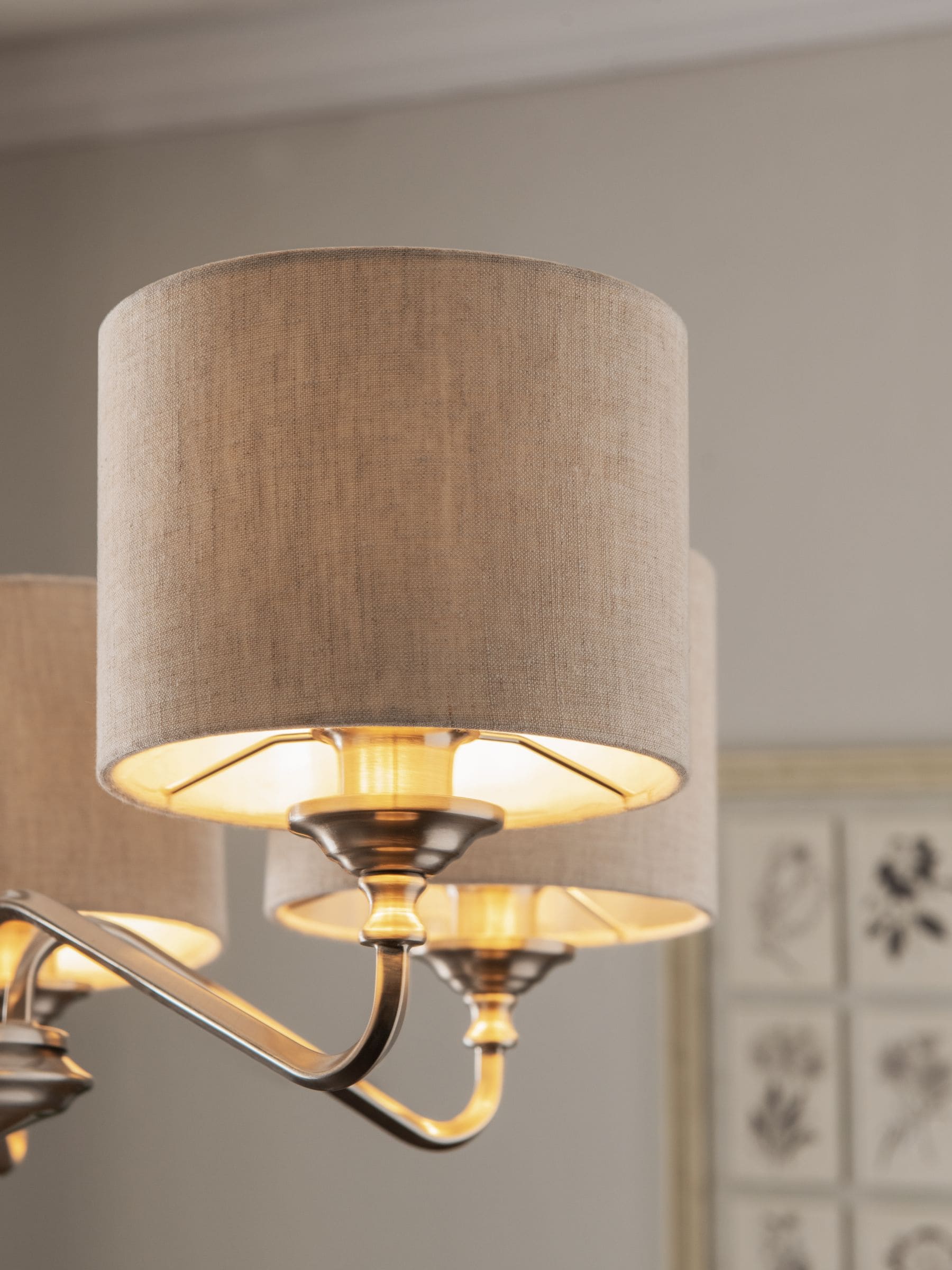 Buy Brushed Chrome Burford 5 Light Height Adjustable Ceiling Light from the Next UK online shop
