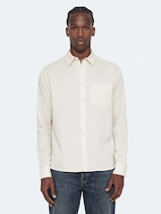 Ақ - AllSaints Judd Long Sleeve Shirt - 8суретінің 1 суреті