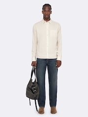 Ақ - AllSaints Judd Long Sleeve Shirt - 8суретінің 3 суреті