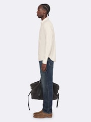 Ақ - AllSaints Judd Long Sleeve Shirt - 8суретінің 7 суреті