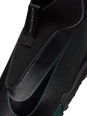 Nike Black/Green Kids Mercurial Zoom Superfly 10 Academy Turf Football Boots - Image 7 of 8