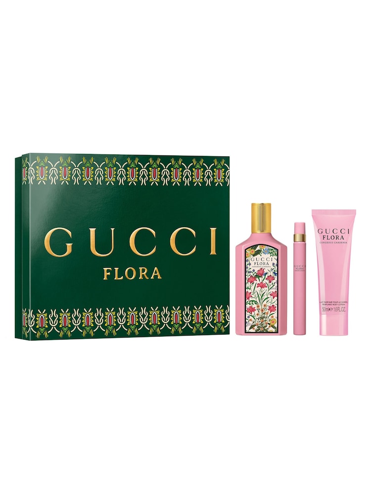 Gucci Flora Gorgeous Gardenia Eau de Parfum 100ml Gift Set - Image 1 of 3