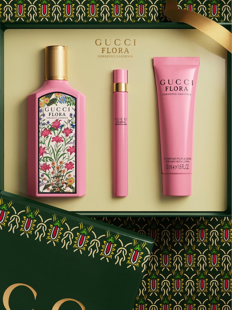 Gucci Flora Gorgeous Gardenia Eau de Parfum 100ml Gift Set - Image 3 of 3