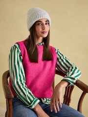 Joules Grey Beanie Hat - Image 2 of 6