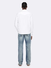 AllSaints White Kenil Long Sleeve Shirt - Image 4 of 8