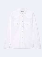 AllSaints White Kenil Long Sleeve Shirt - Image 8 of 8