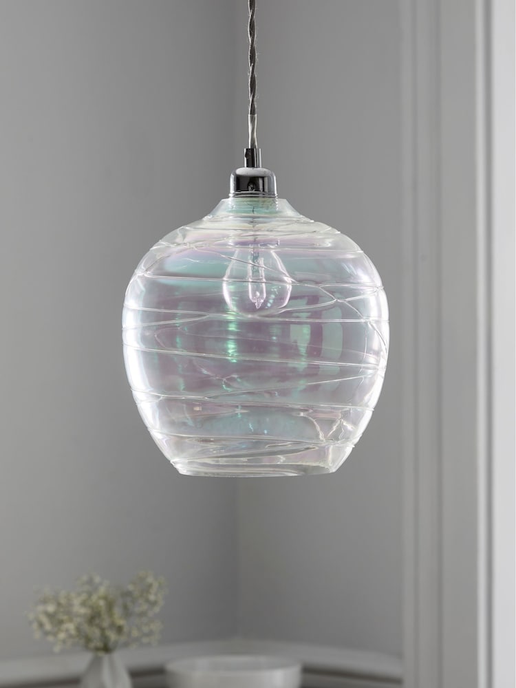 Iridescent Drizzle Easy Fit Pendant Lamp Shade - Image 2 of 5